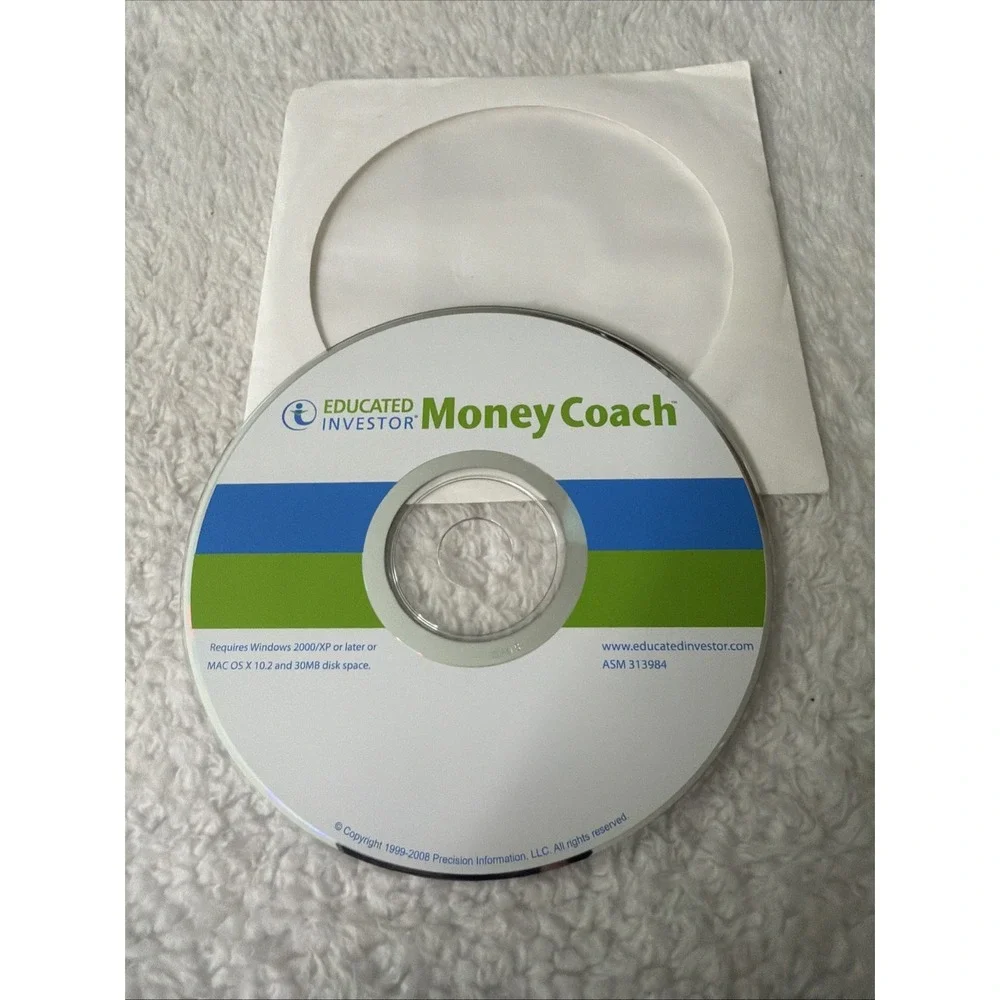 Money Coach Educated Investor PC CD ROM Software VTG 1999
